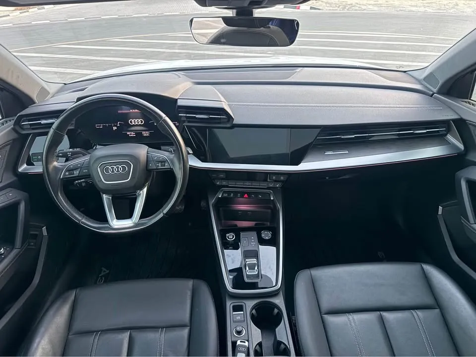 Audi A3 rental Dubai - rear view